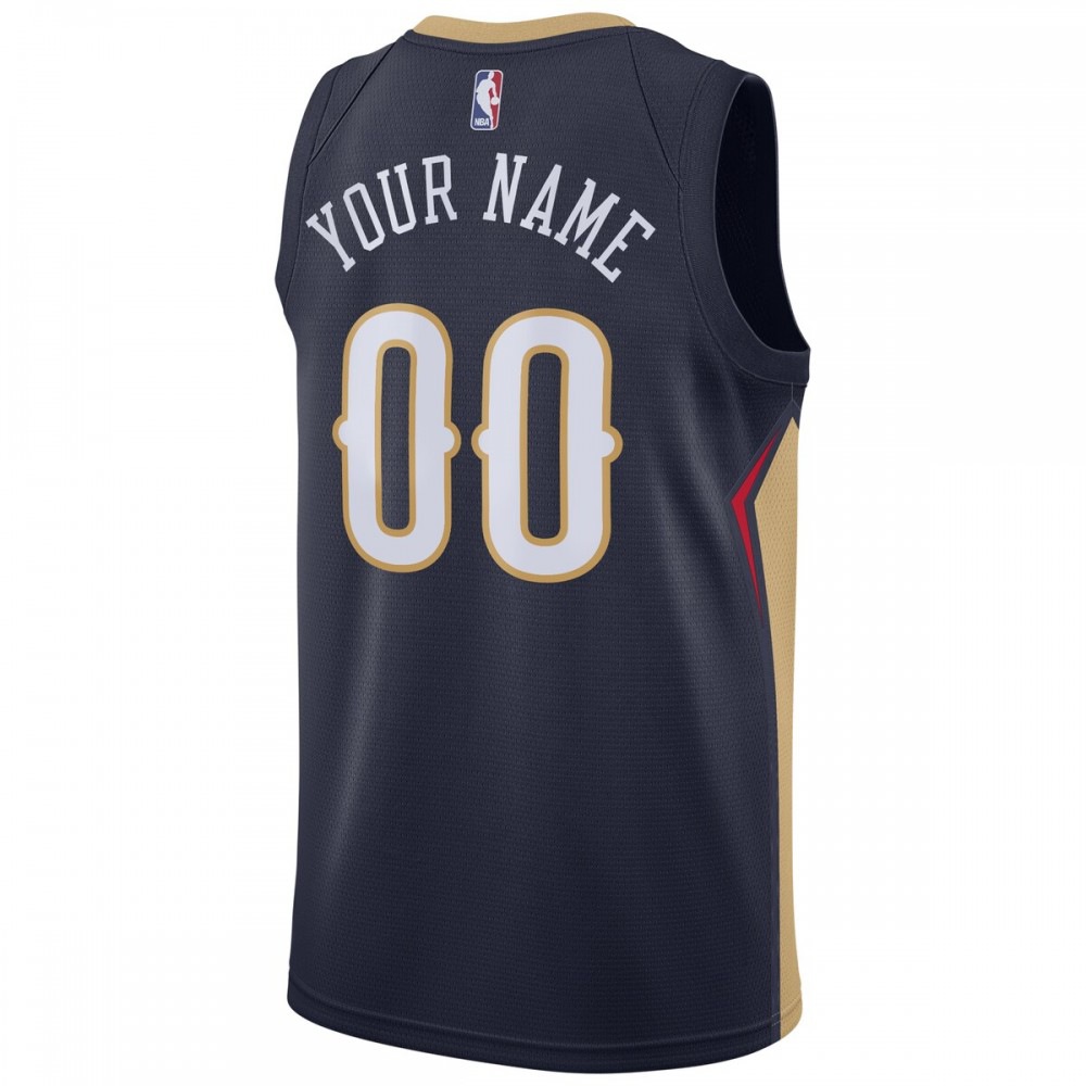New Orleans Pelicans Swingman Custom Jersey Navy - Icon Edition-Pro Kit Vault | Brand New 26/27 Sports Jerseys
